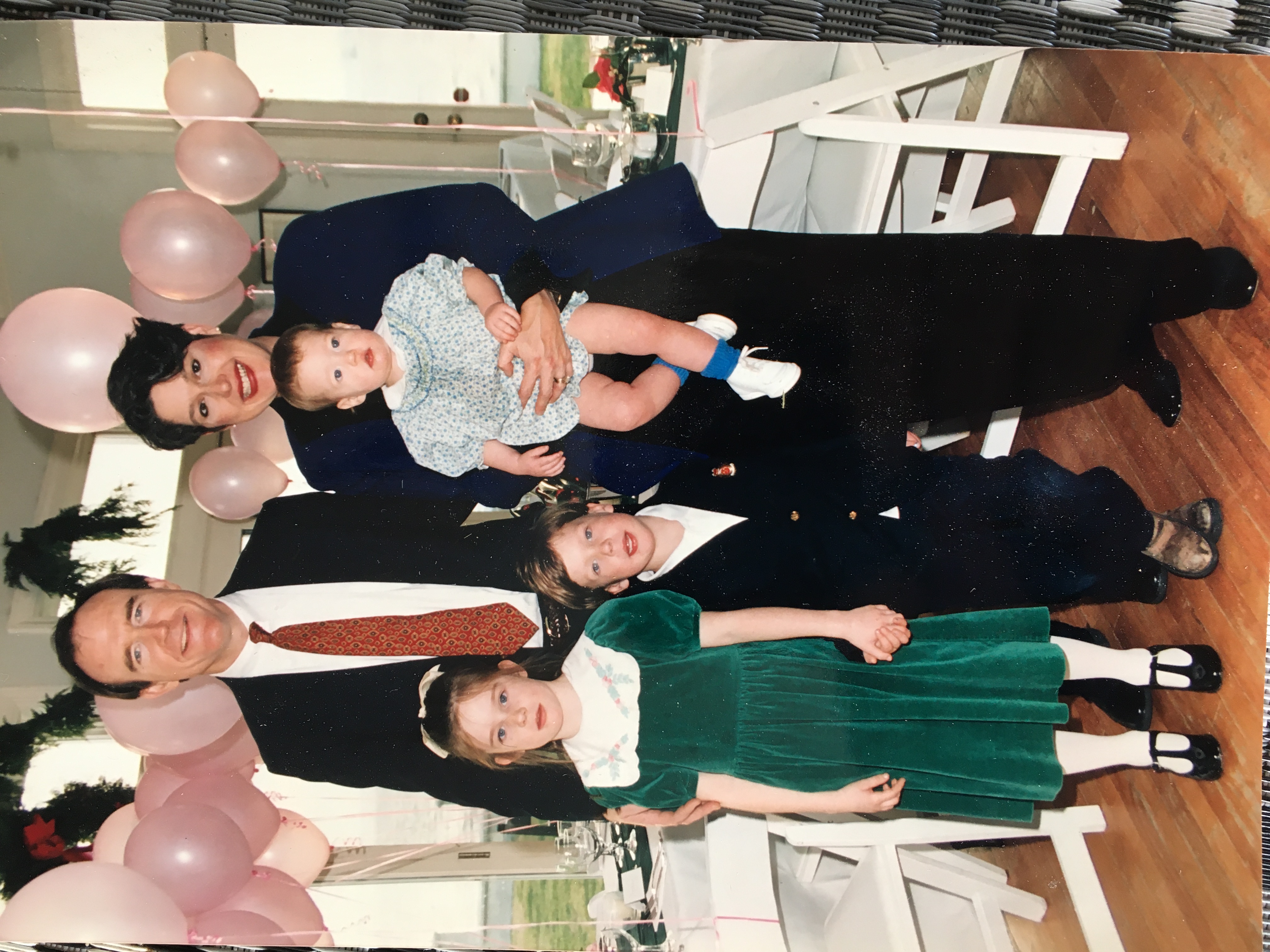 Thomas Hagerty, Charleston County School Board candidate, with his family at a birthday party